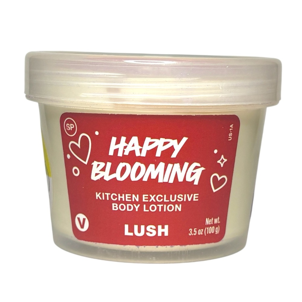 Lush Kitchen Happy Blooming Body Lotion Limited Edition Fruity Floral Scent NWT